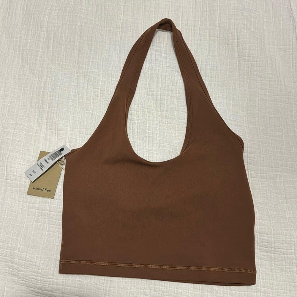 Wilfred free halter neck crop tank